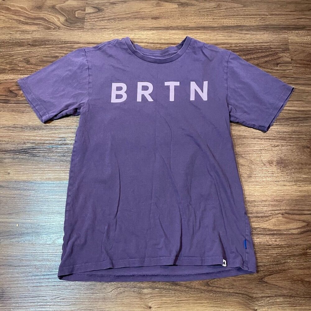 Burton BRTN Short Sleeve Crew Neck T-Shirt Mens Size XS Violet Halo Casual